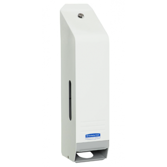 Kimberly Clark Toilet Tissue Lockable Dispenser 3 Roll Capacity White (4975)